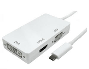 USB-C to VGA, DVI, HDMI Adapter