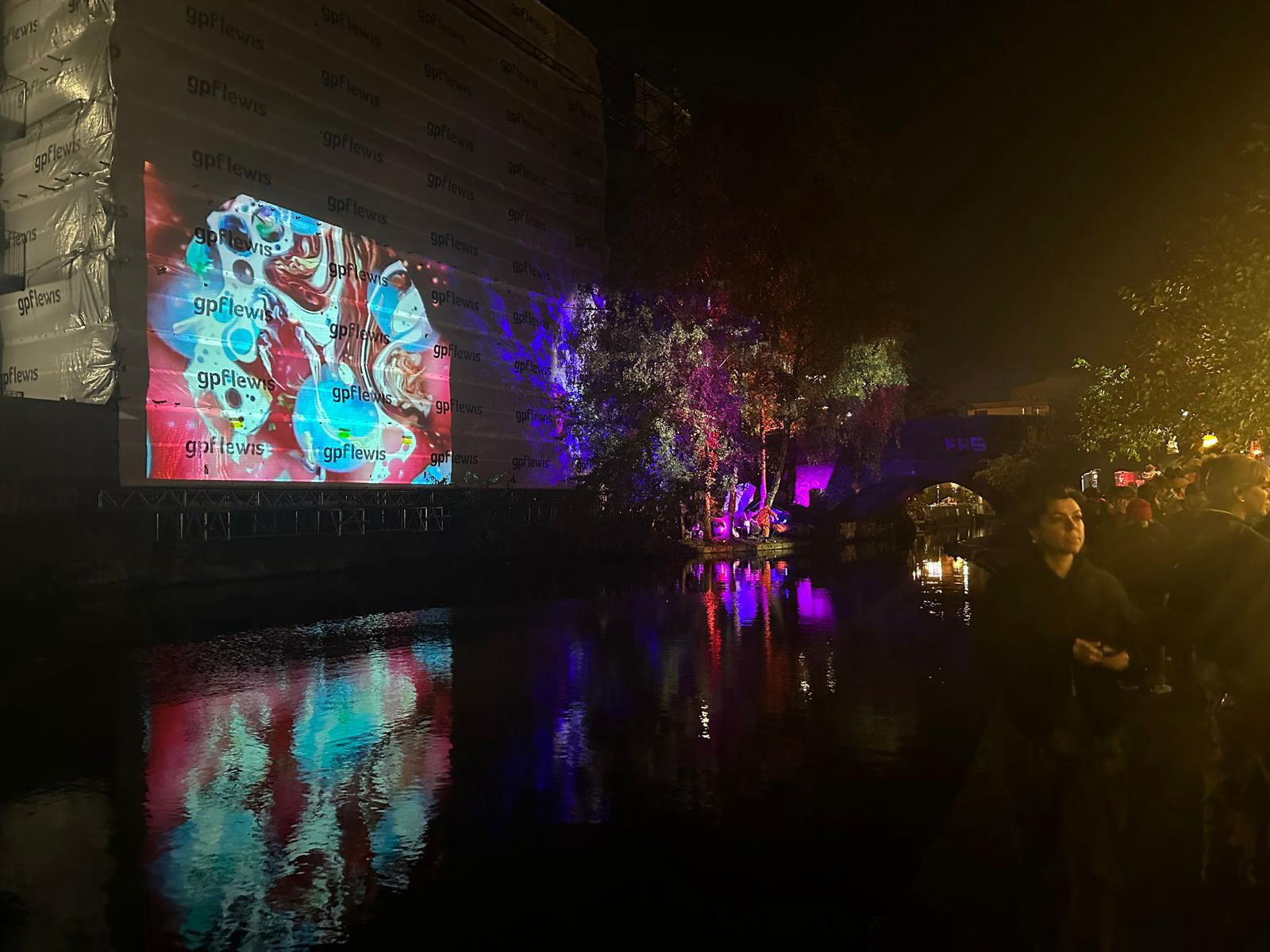 Alternative fireworks Regents Canal