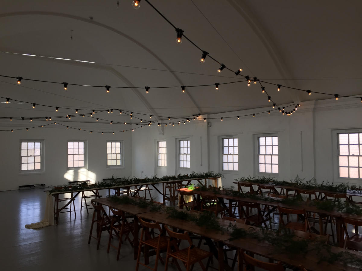Insight Lighting Ltd - London - Wedding Festoon at Core Clapton