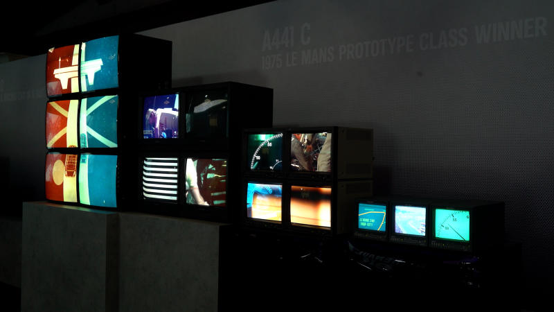 Image of An ambitious CRT TV Wall with 51 synchronised CRT monitors