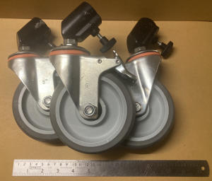Set of Wheels with brakes
