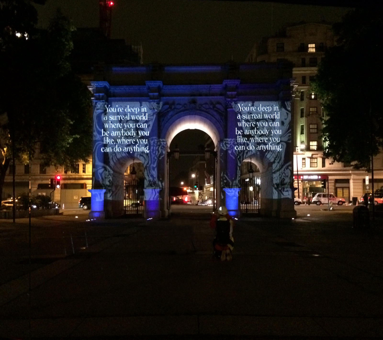 Thom Yorke Anima at Marble Arch Insight Lighting Ltd - London 